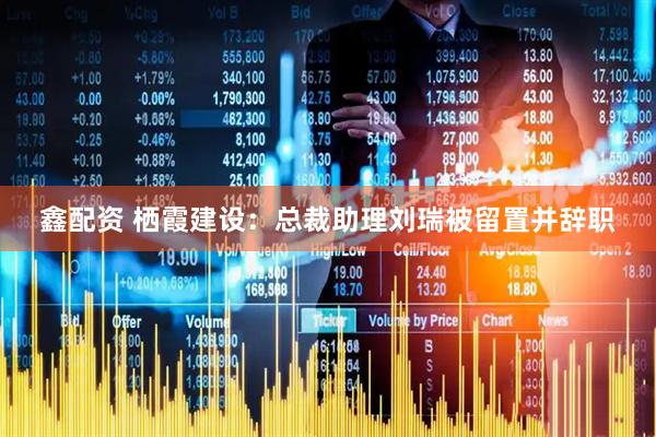 鑫配资 栖霞建设：总裁助理刘瑞被留置并辞职